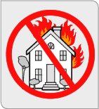 Geen huizen in brand steken